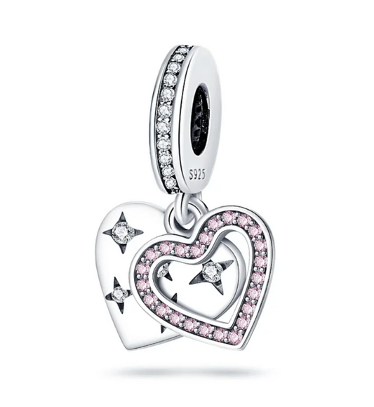 Charm Colgante Corazones