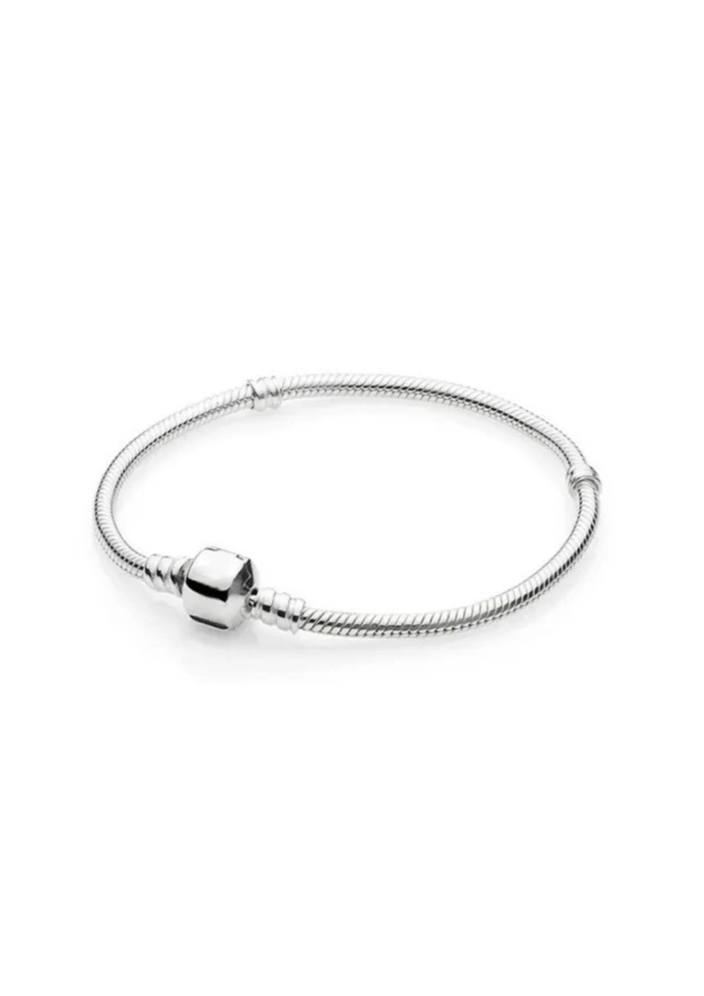 Pulsera Moments en Plata con cierre de Barril