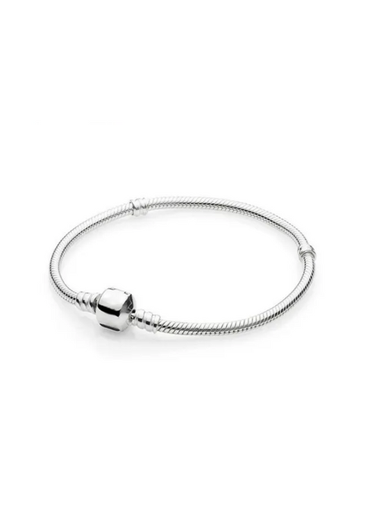 Pulsera Moments en Plata con cierre de Barril