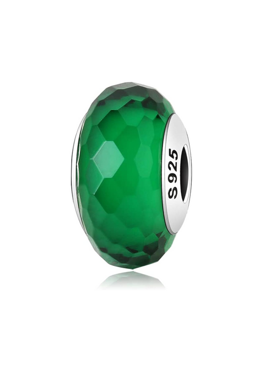 Charm Cristal Murano Verde
