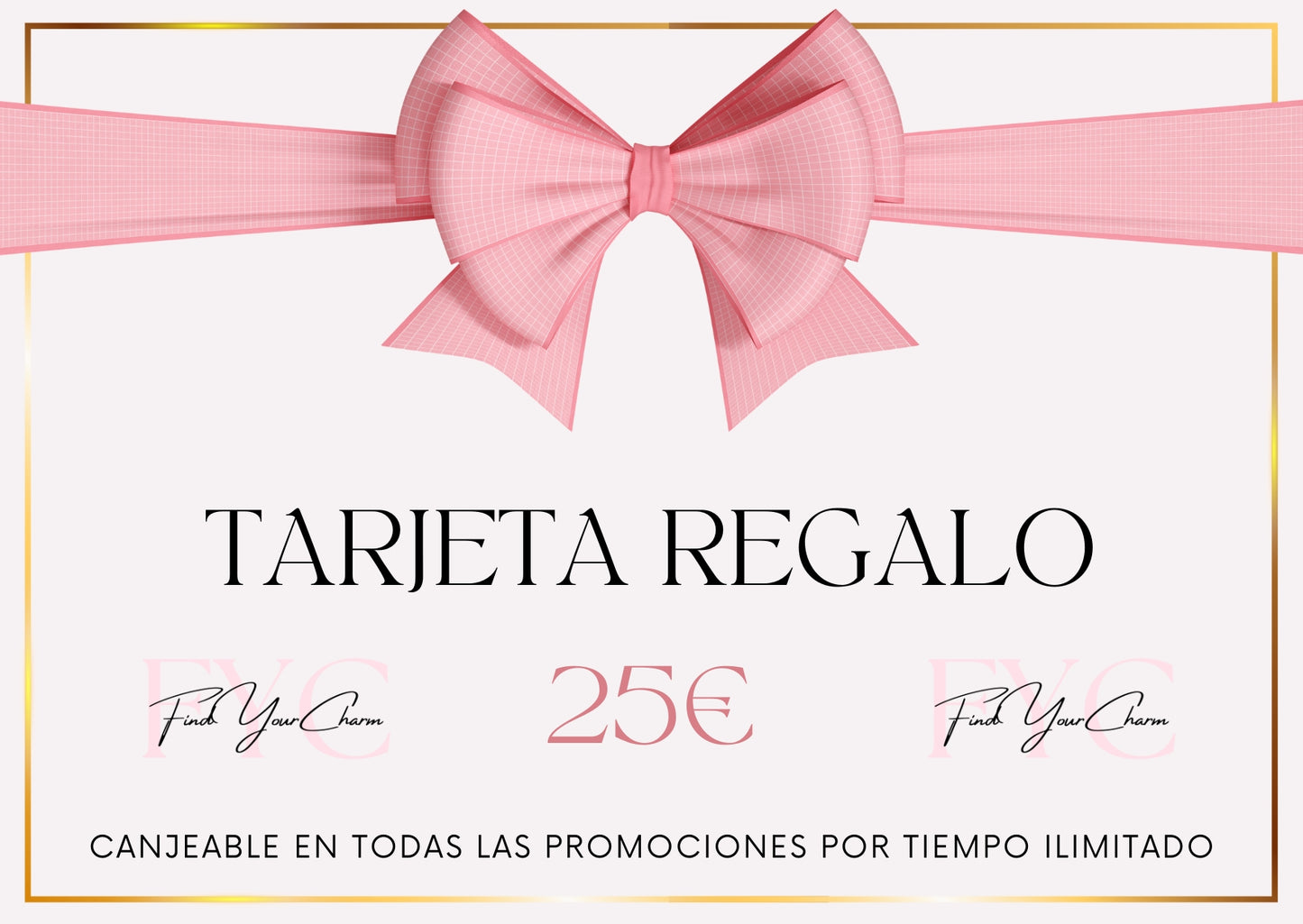 Tarjeta Regalo FindYourCharm